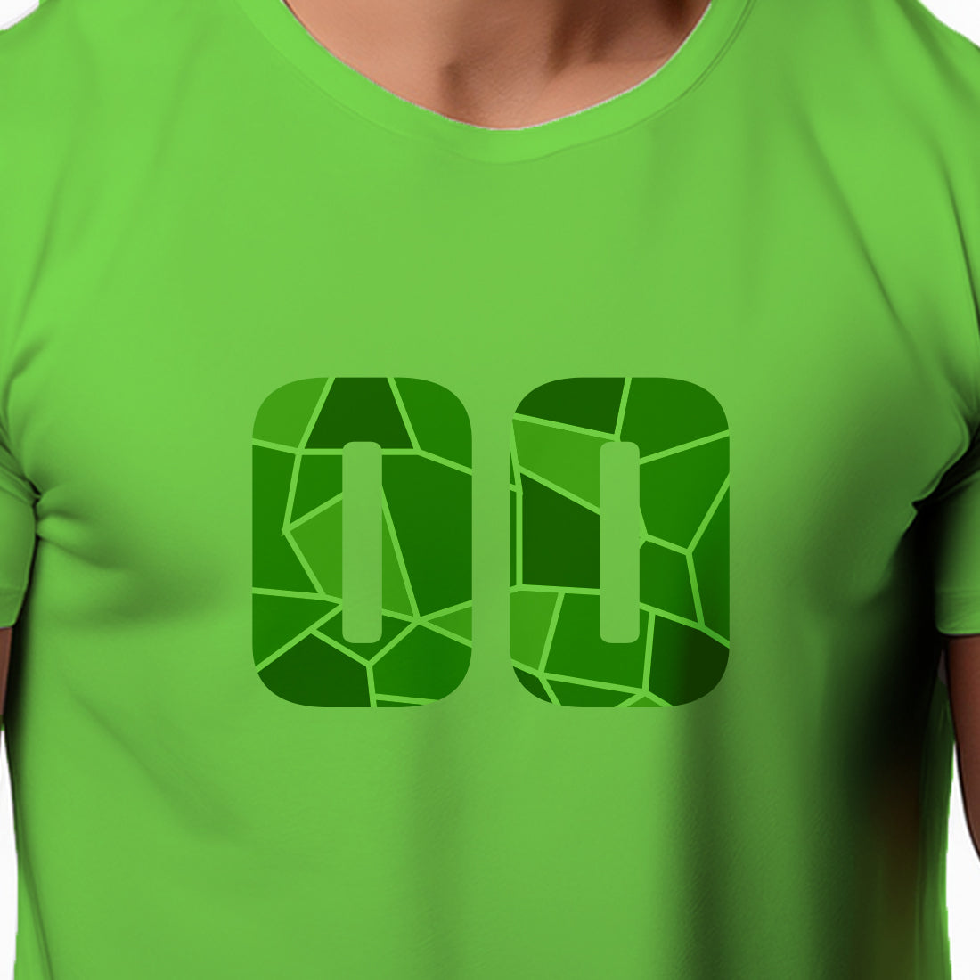 00 Number Unisex T-Shirt (Liril Green)