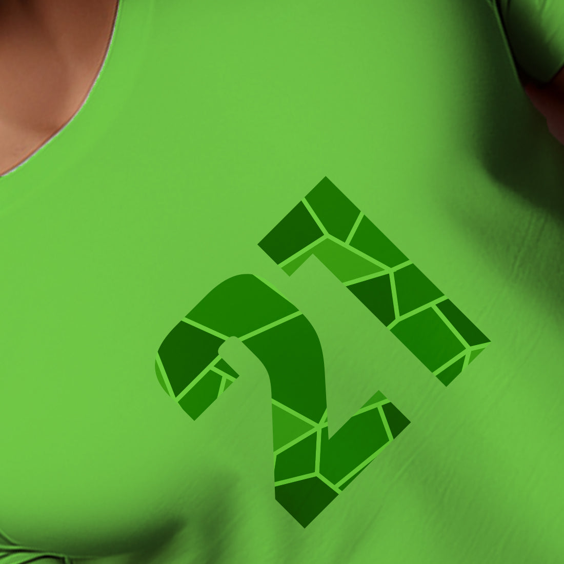 21 Number Unisex T-Shirt (Liril Green)