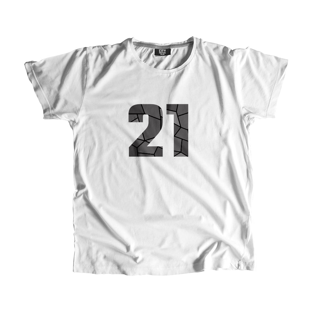 21 Number Unisex T-Shirt (White)