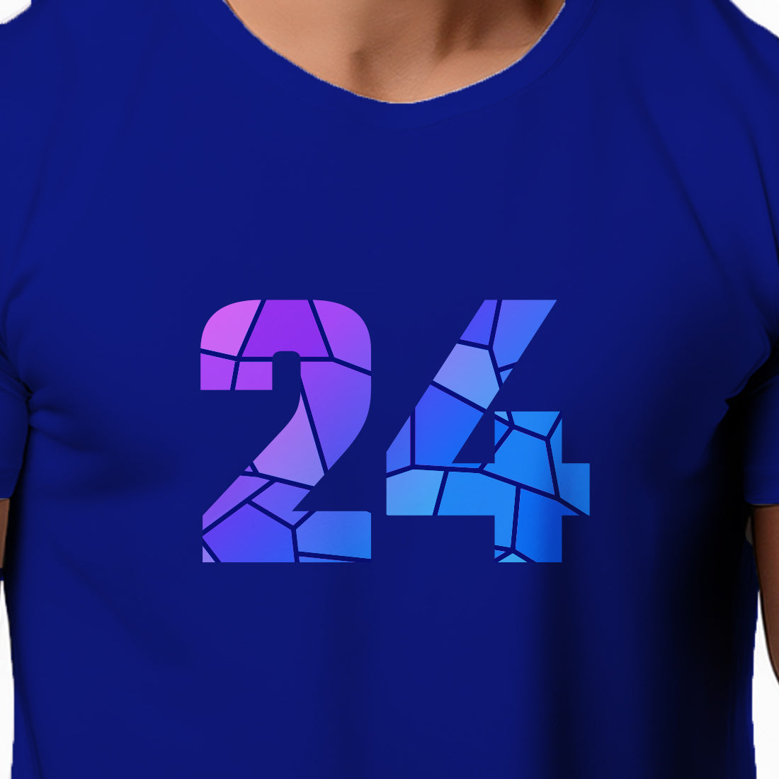 24 Number Unisex T-Shirt (Royal Blue)