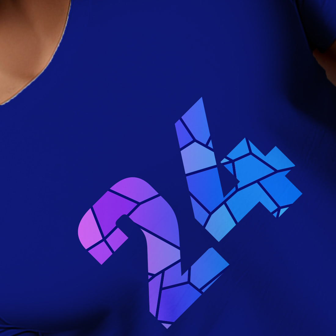 24 Number Unisex T-Shirt (Royal Blue)