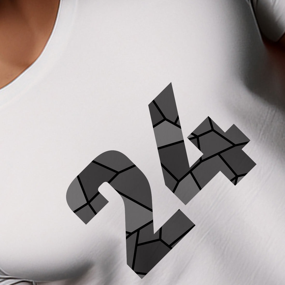 24 Number Unisex T-Shirt (White)