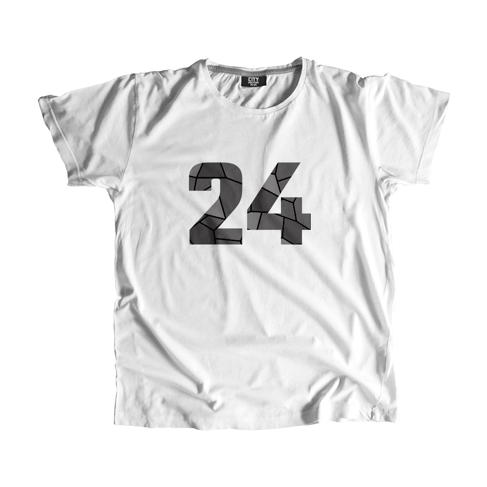 24 Number Unisex T-Shirt (White)