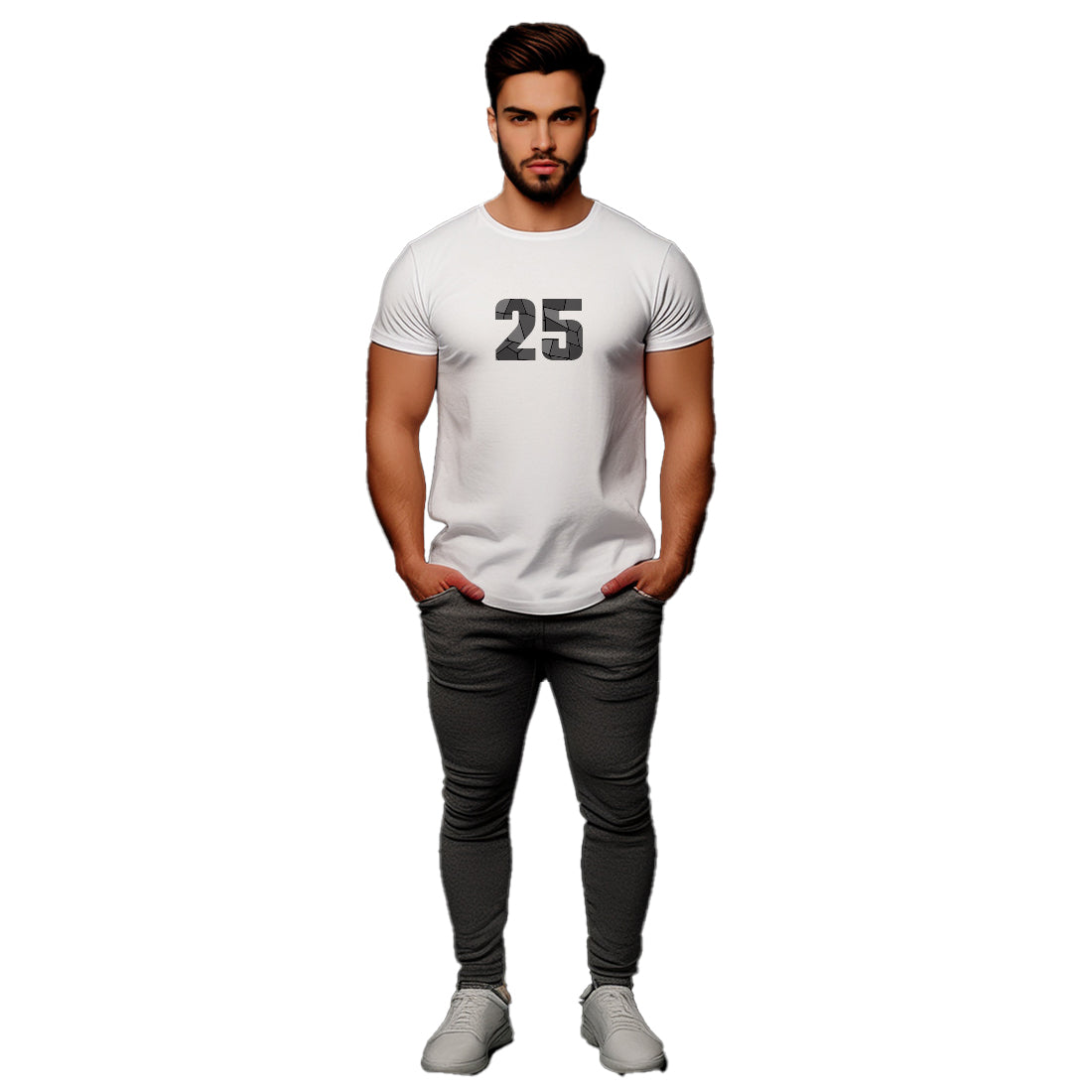 25 Number Unisex T-Shirt (White)