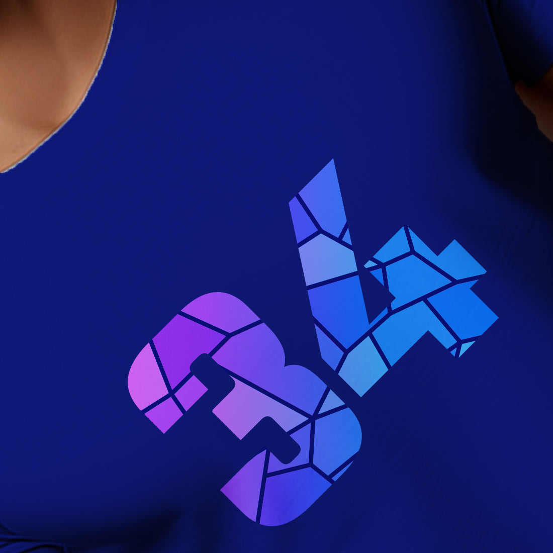34 Number Unisex T-Shirt (Royal Blue)