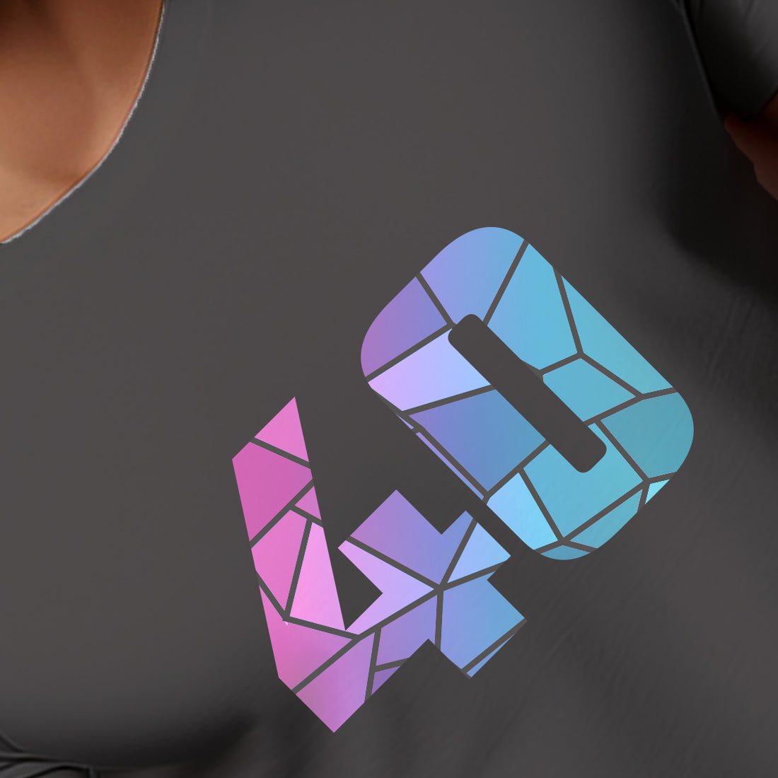 40 Number Unisex T-Shirt (Charcoal Grey)