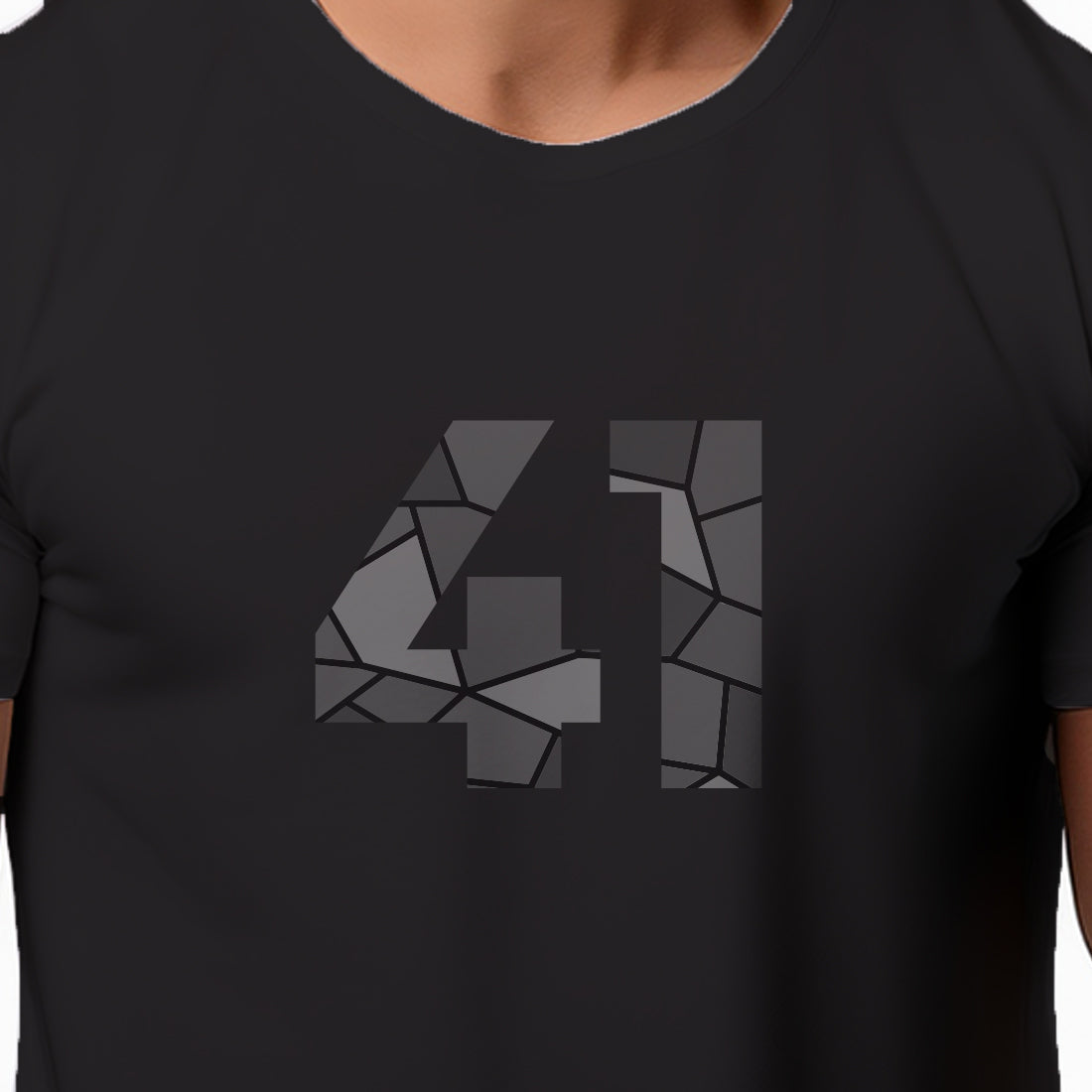 41 Number Unisex T-Shirt (Black)