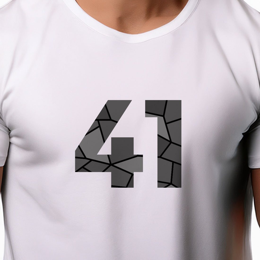 41 Number Unisex T-Shirt (White)