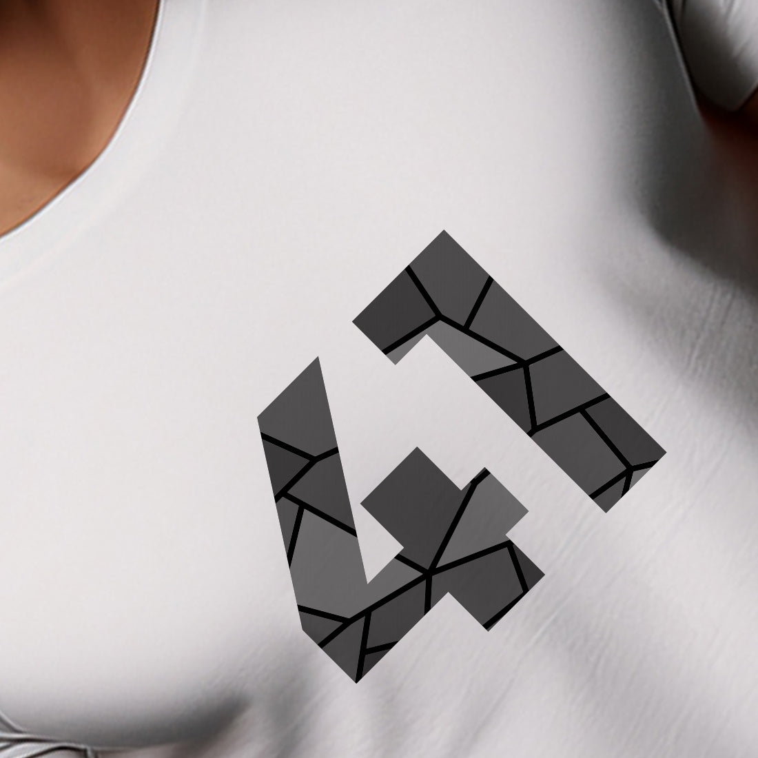41 Number Unisex T-Shirt (White)