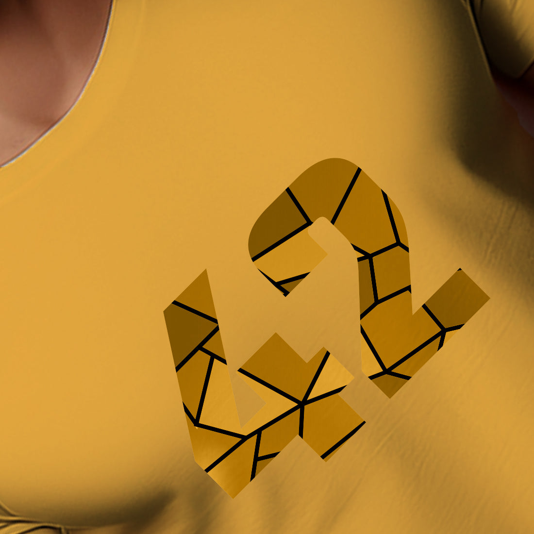 42 Number Unisex T-Shirt (Golden Yellow)