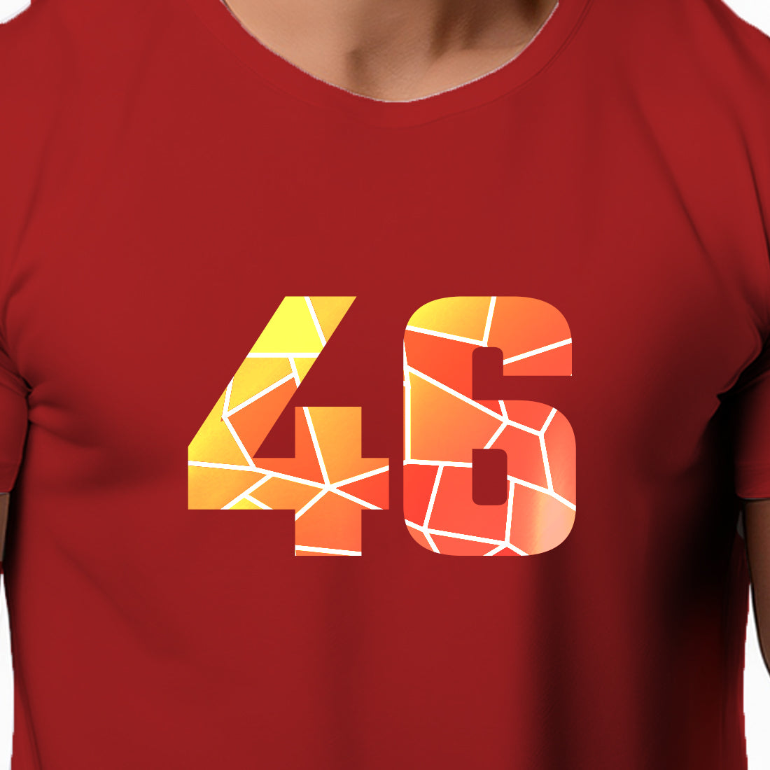 46 Number Unisex T-Shirt (Red)