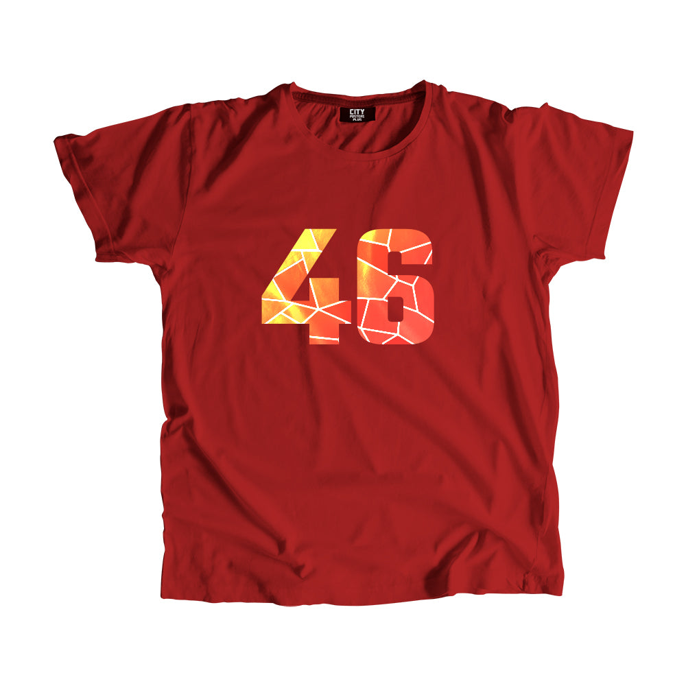 46 Number Unisex T-Shirt (Red)