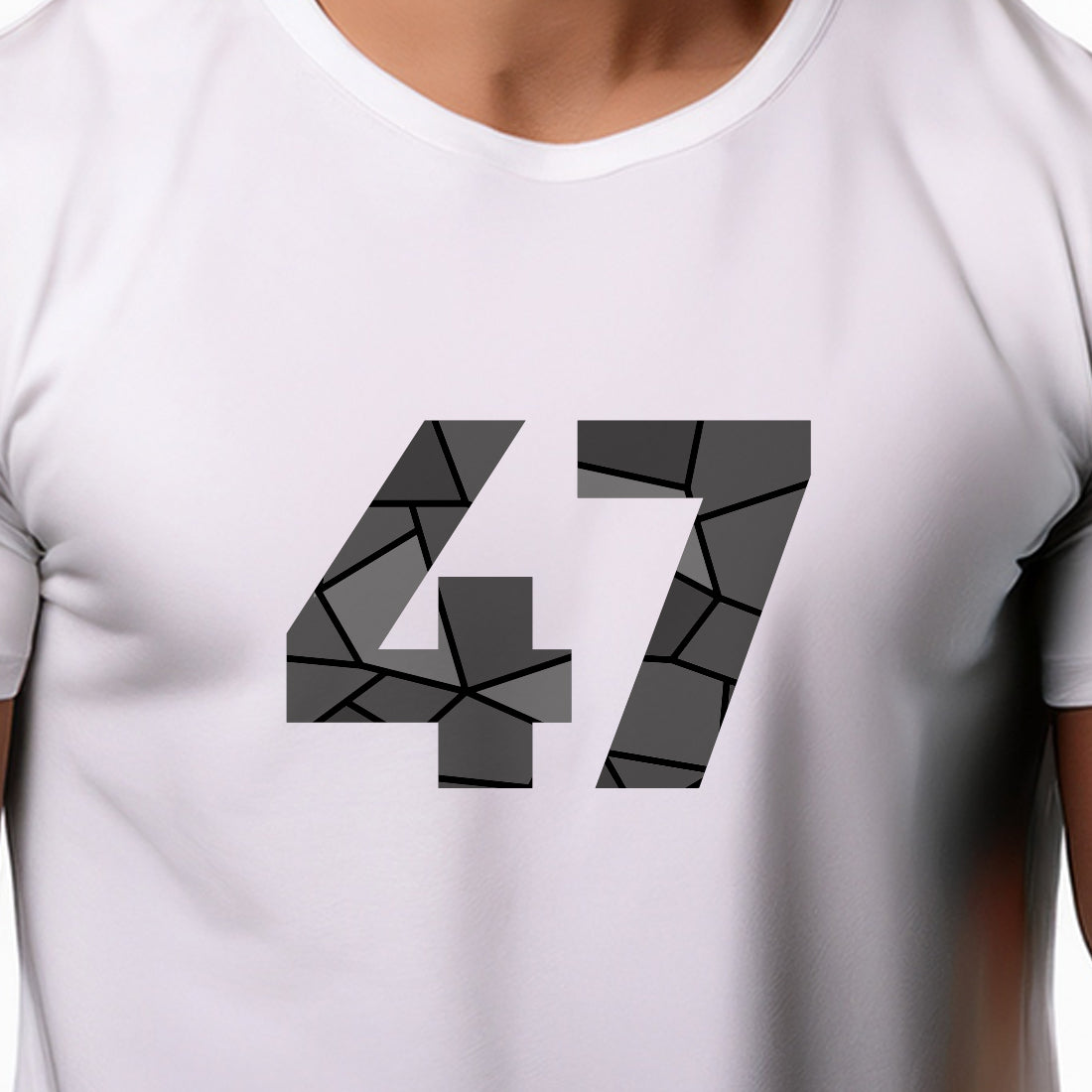 47 Number Unisex T-Shirt (White)