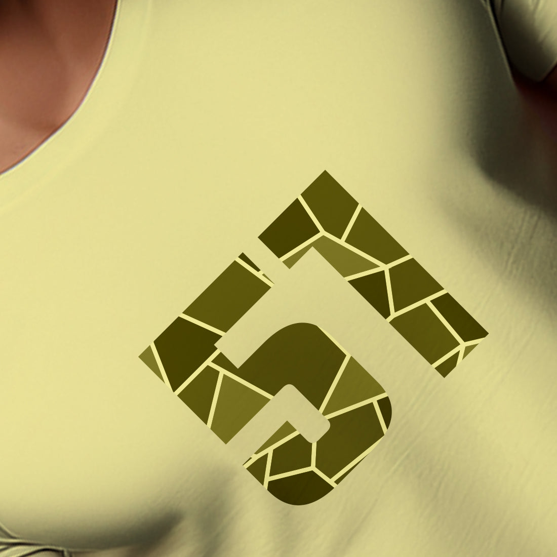 51 Number Unisex T-Shirt (Butter Yellow)