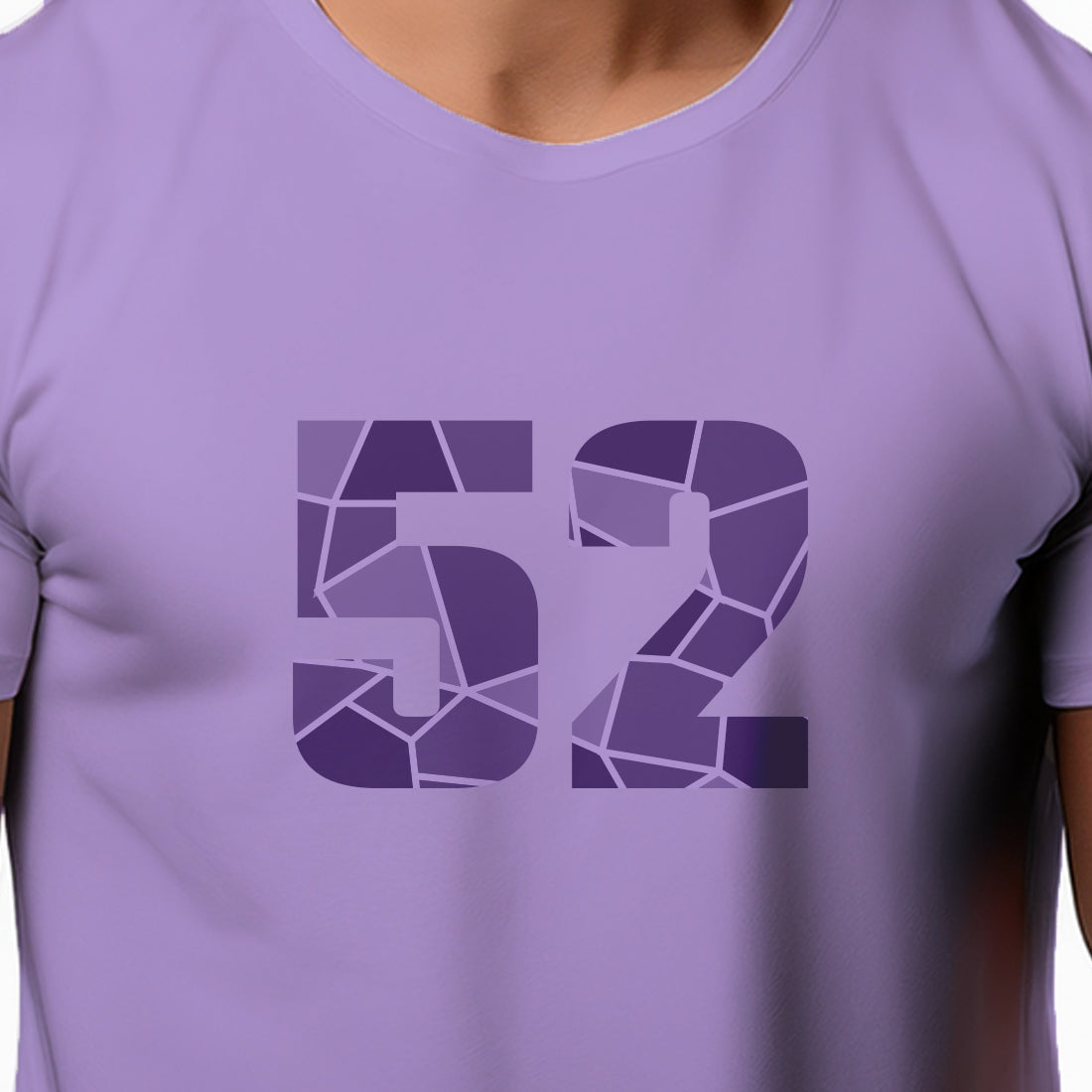 52 Number Unisex T-Shirt (Iris Lavender)