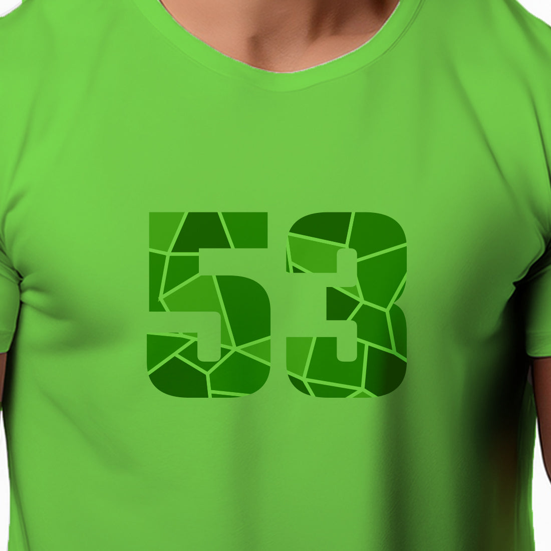 53 Number Unisex T-Shirt (Liril Green)