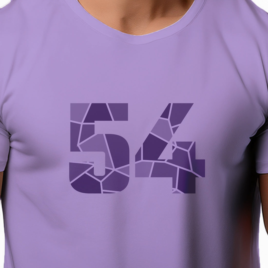 54 Number Unisex T-Shirt (Iris Lavender)