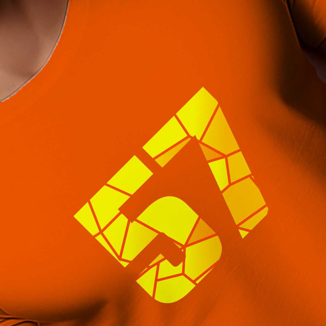 57 Number Unisex T-Shirt (Orange)