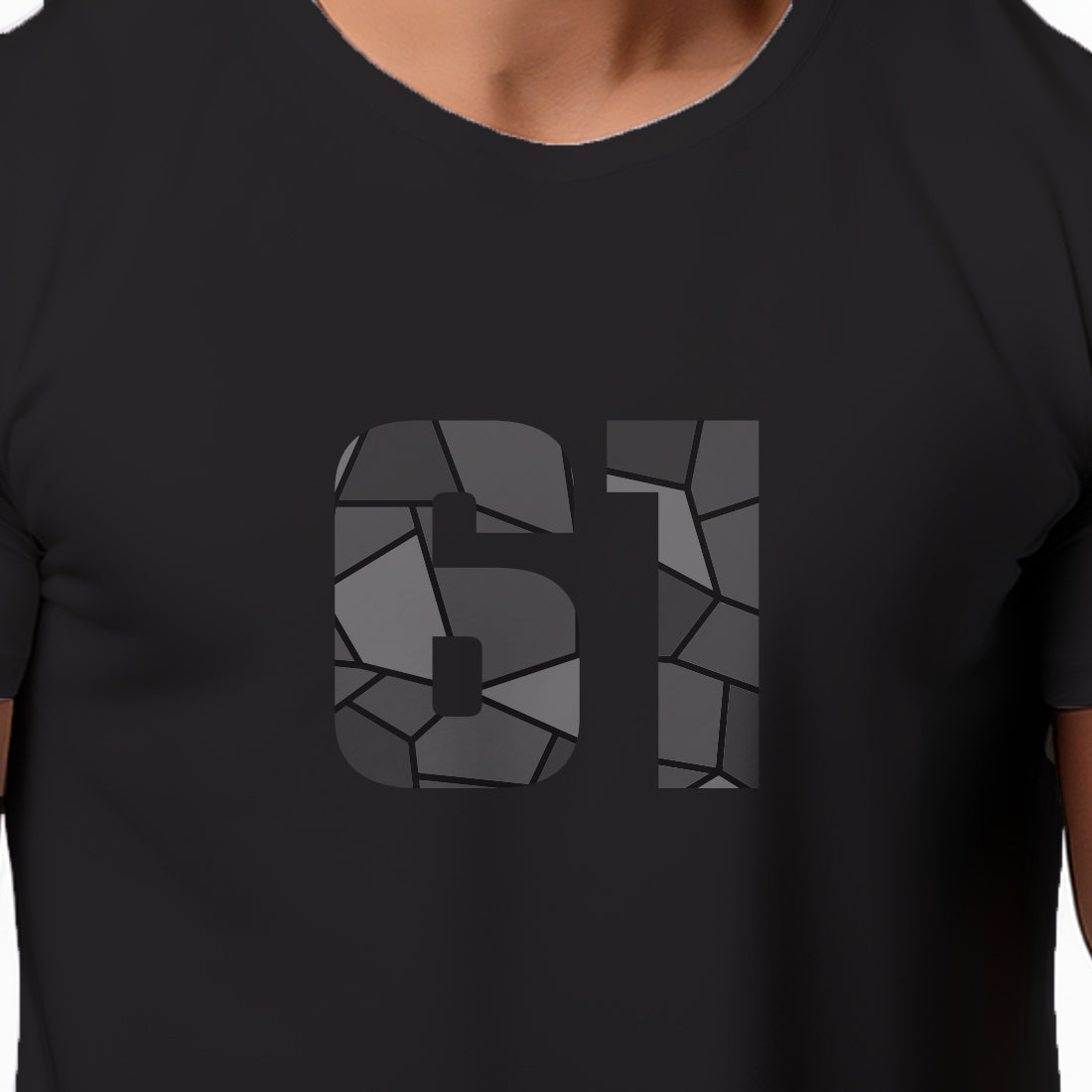 61 Number Unisex T-Shirt (Black)