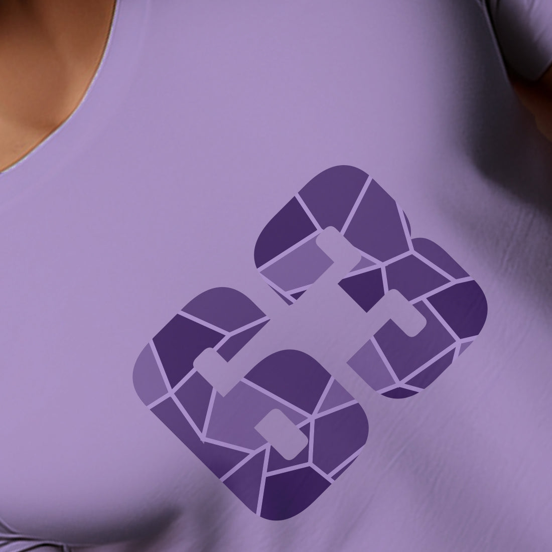 63 Number Unisex T-Shirt (Iris Lavender)
