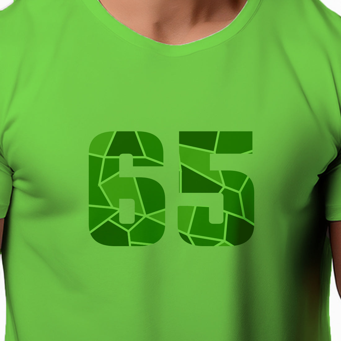 65 Number Unisex T-Shirt (Liril Green)