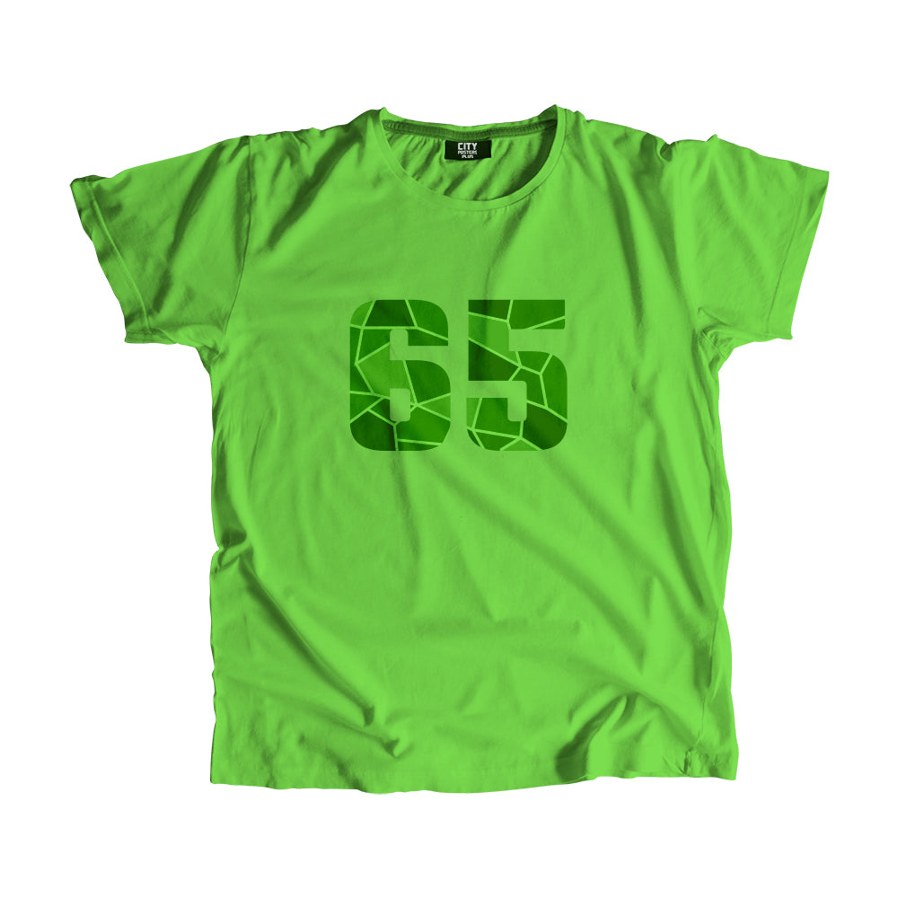 65 Number Unisex T-Shirt (Liril Green)