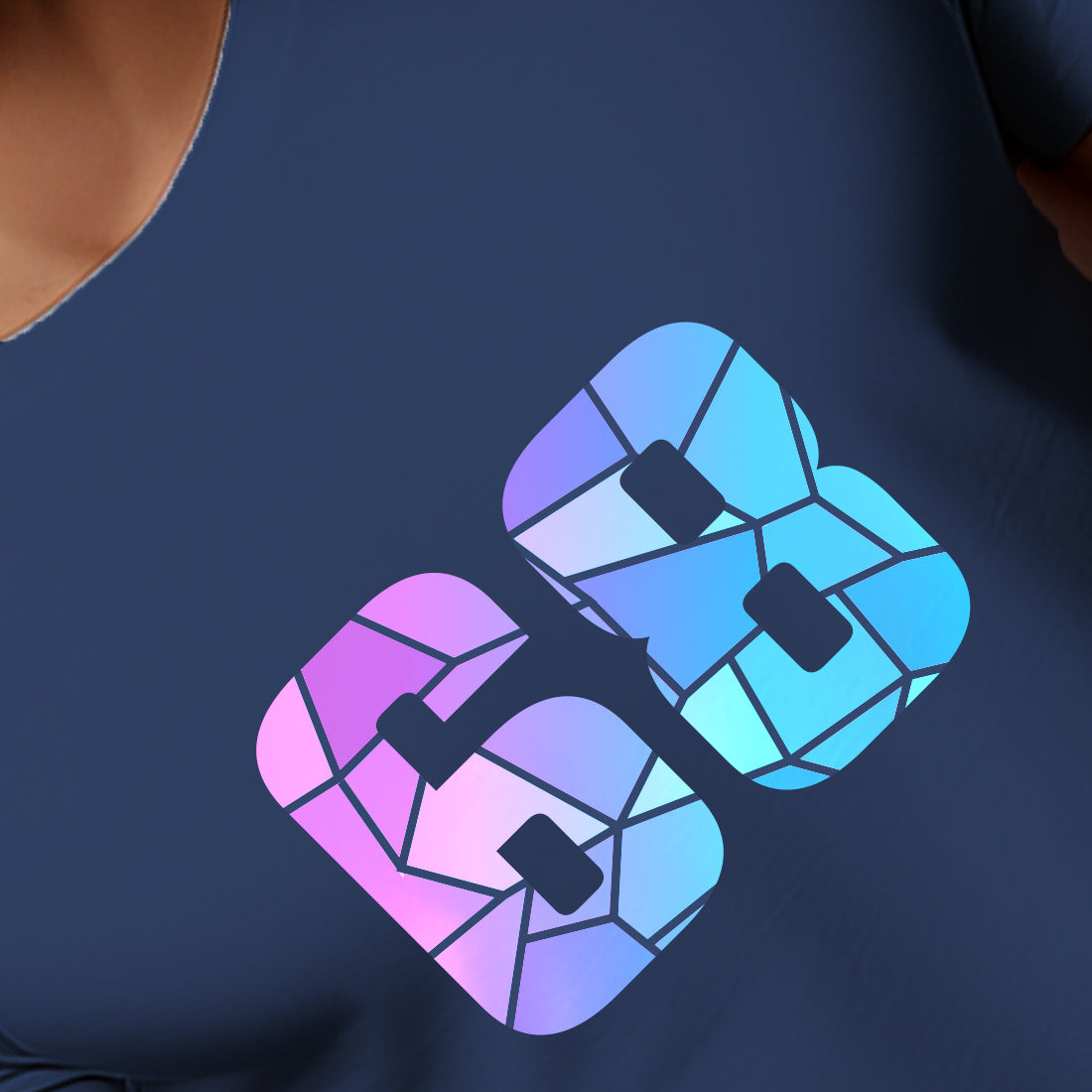 68 Number Unisex T-Shirt (Navy Blue)