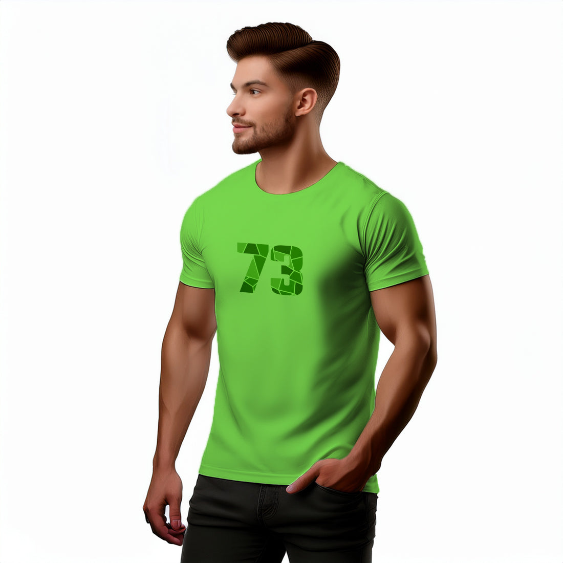 73 Number Unisex T-Shirt (Liril Green)