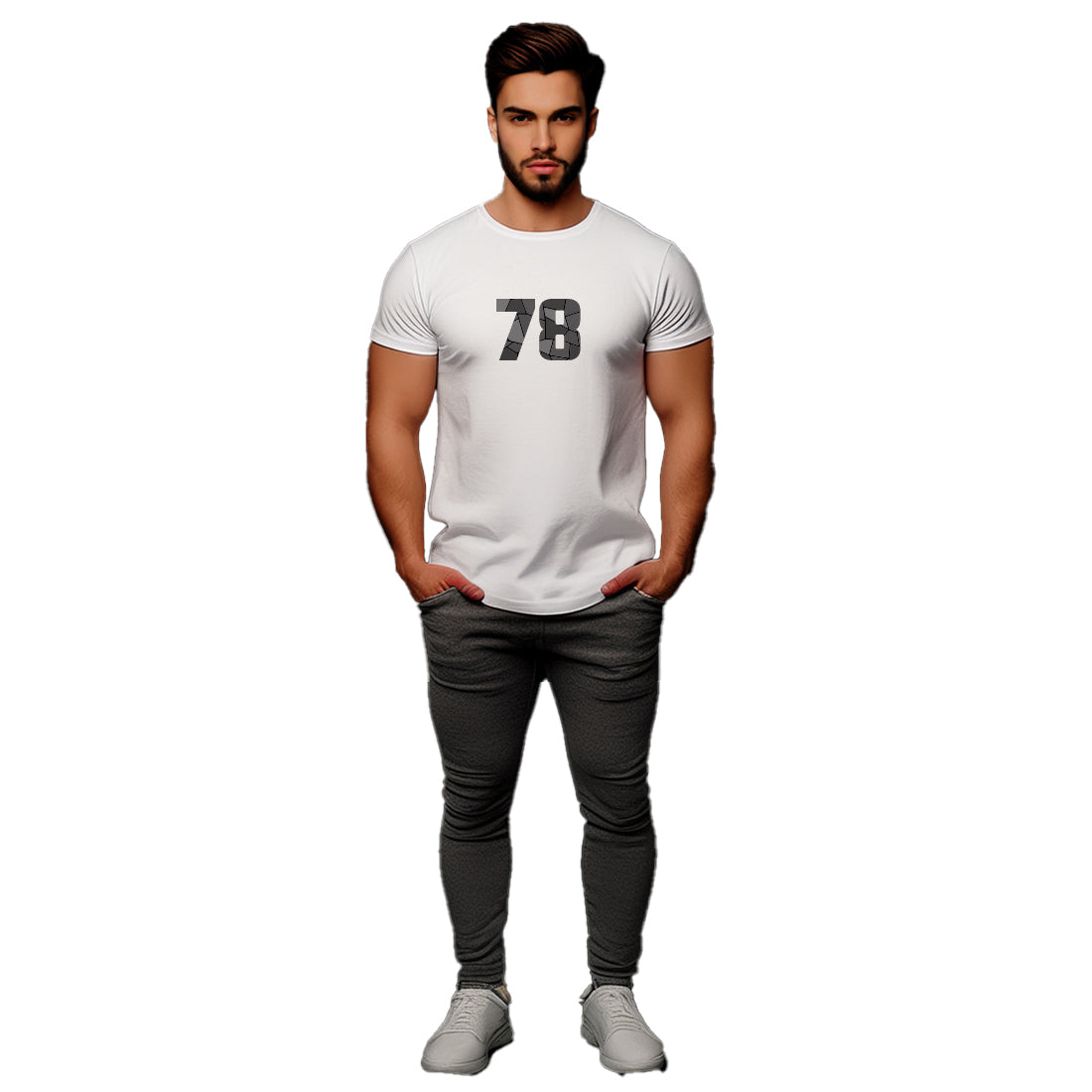 78 Number Unisex T-Shirt (White)