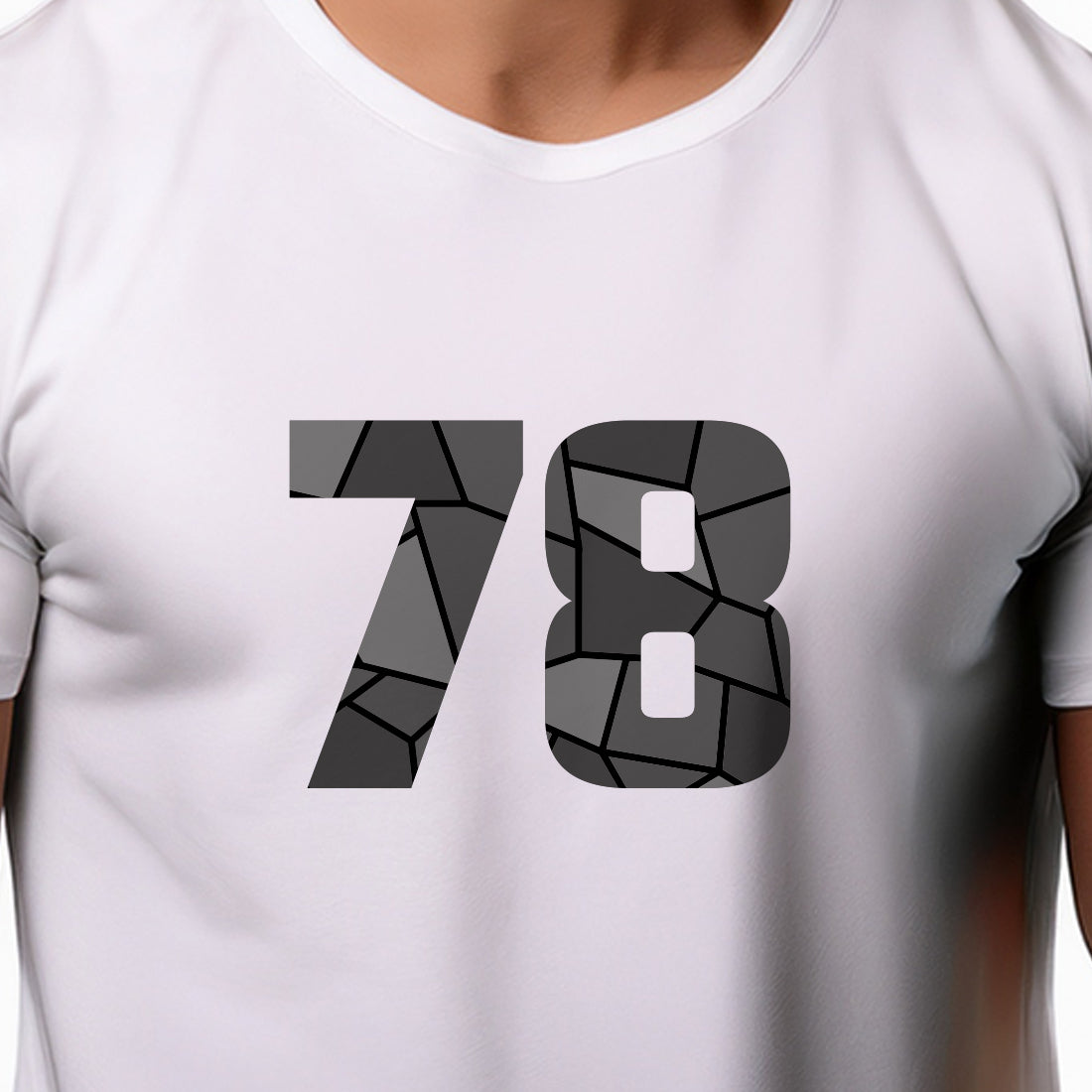 78 Number Unisex T-Shirt (White)