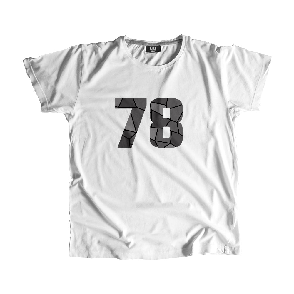 78 Number Unisex T-Shirt (White)