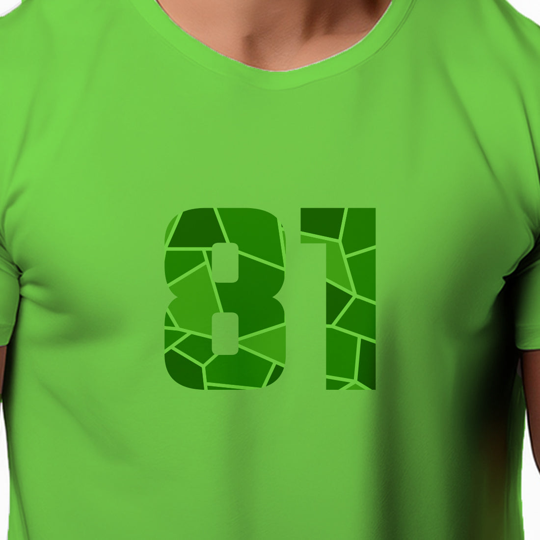 81 Number Unisex T-Shirt (Liril Green)