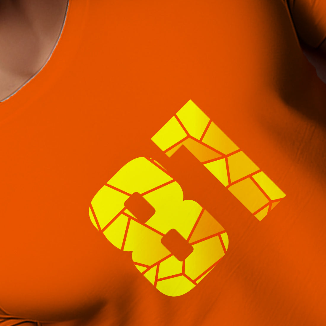 81 Number Unisex T-Shirt (Orange)