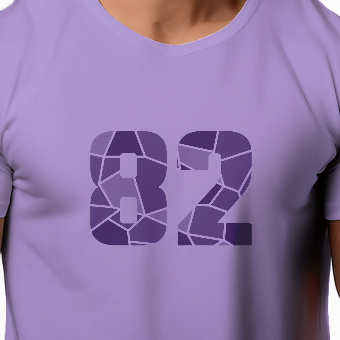 82 Number Unisex T-Shirt (Iris Lavender)