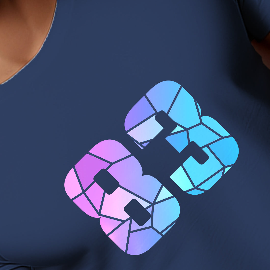 83 Number Unisex T-Shirt (Navy Blue)