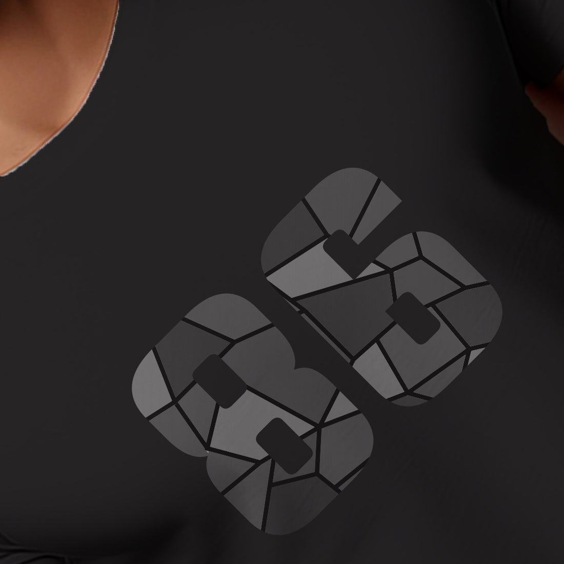 86 Number Unisex T-Shirt (Black)