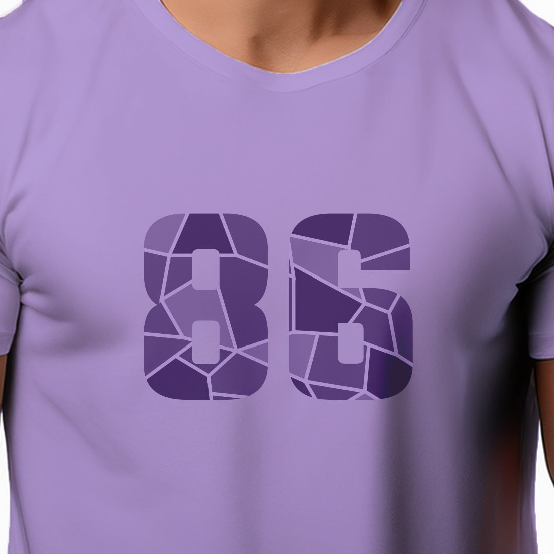 86 Number Unisex T-Shirt (Iris Lavender)