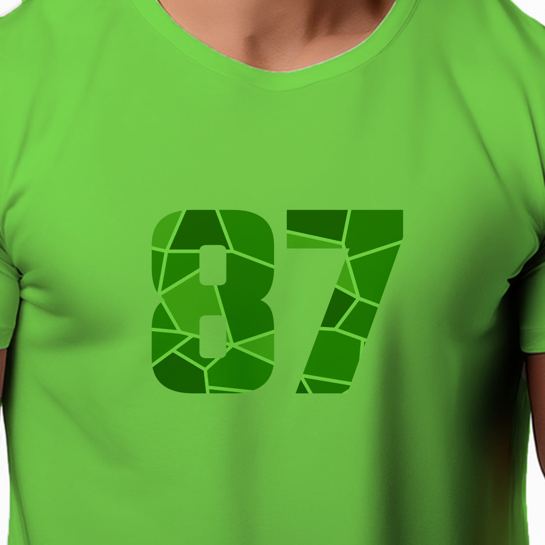 87 Number Unisex T-Shirt (Liril Green)
