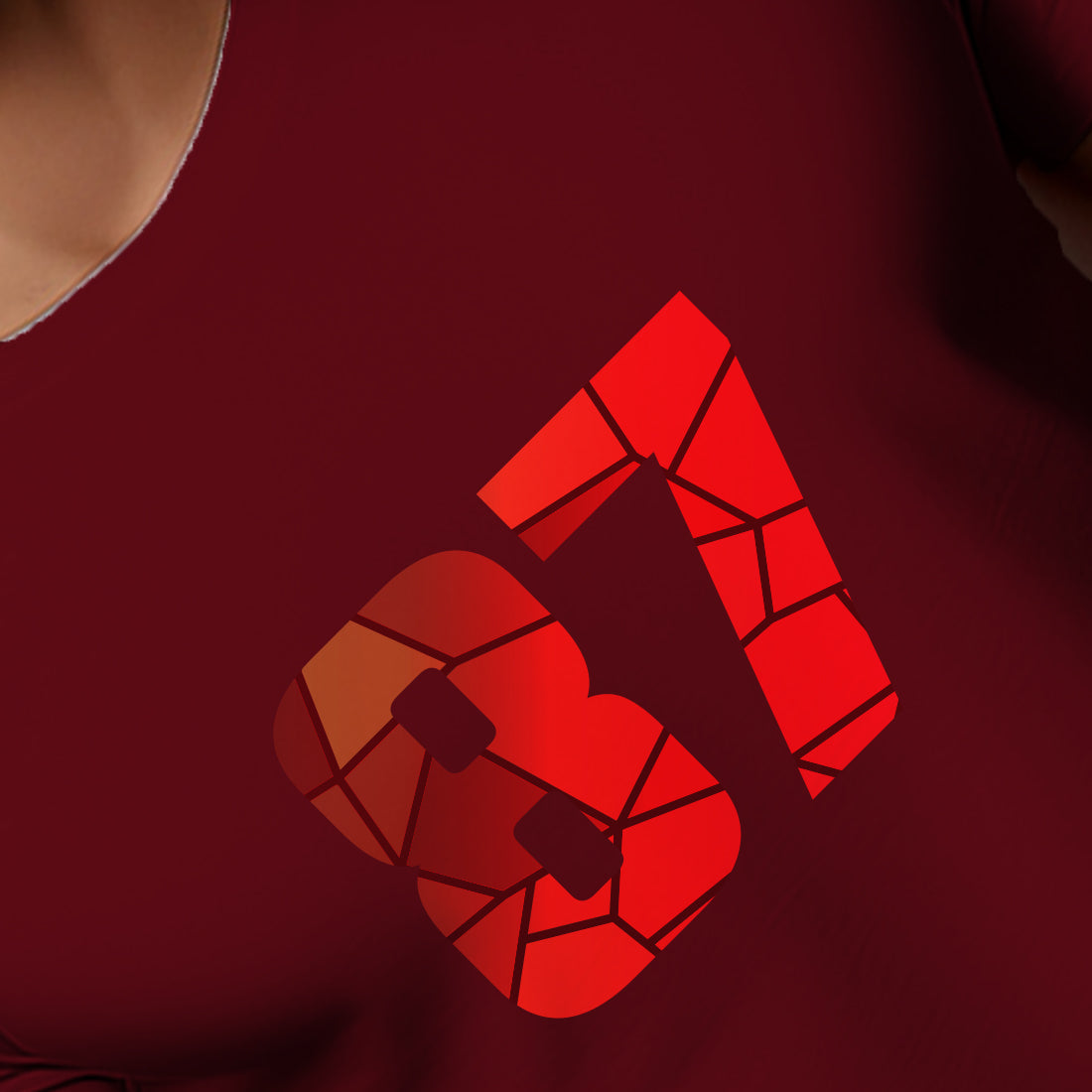 87 Number Unisex T-Shirt (Maroon)