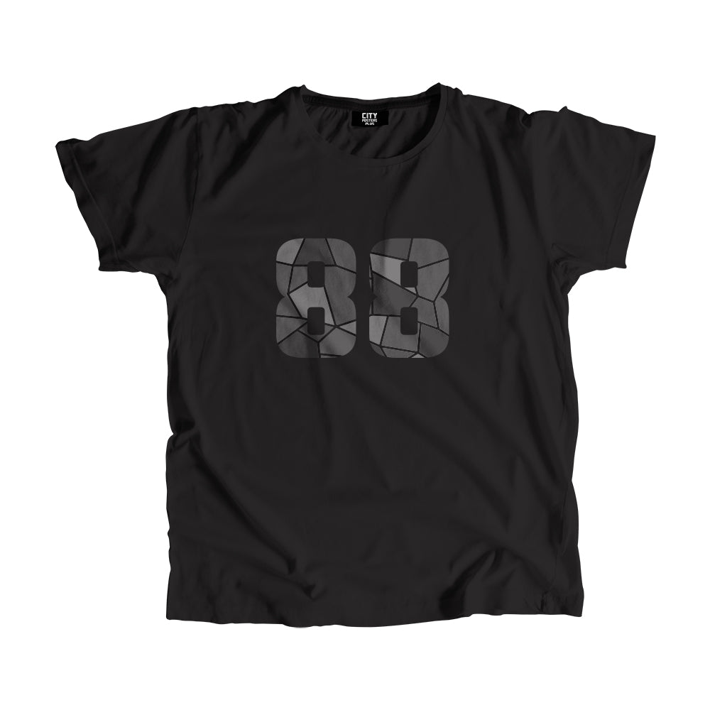 88 Number Unisex T-Shirt (Black)