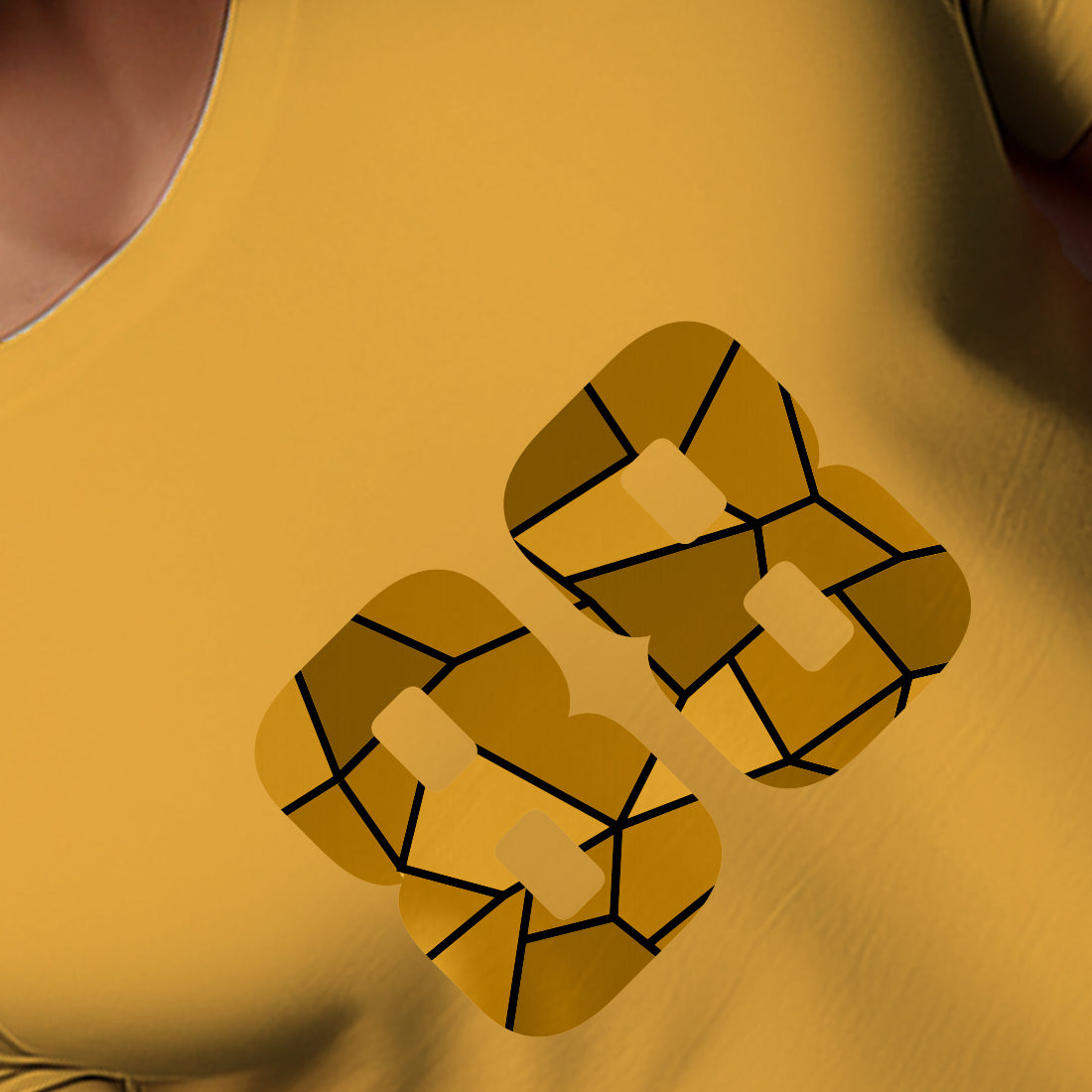88 Number Unisex T-Shirt (Golden Yellow)