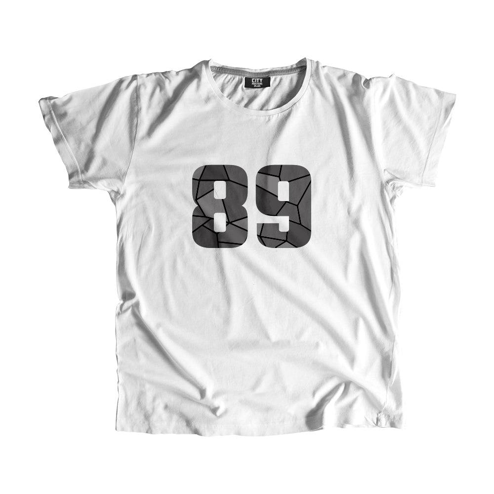 89 Number Unisex T-Shirt (White)