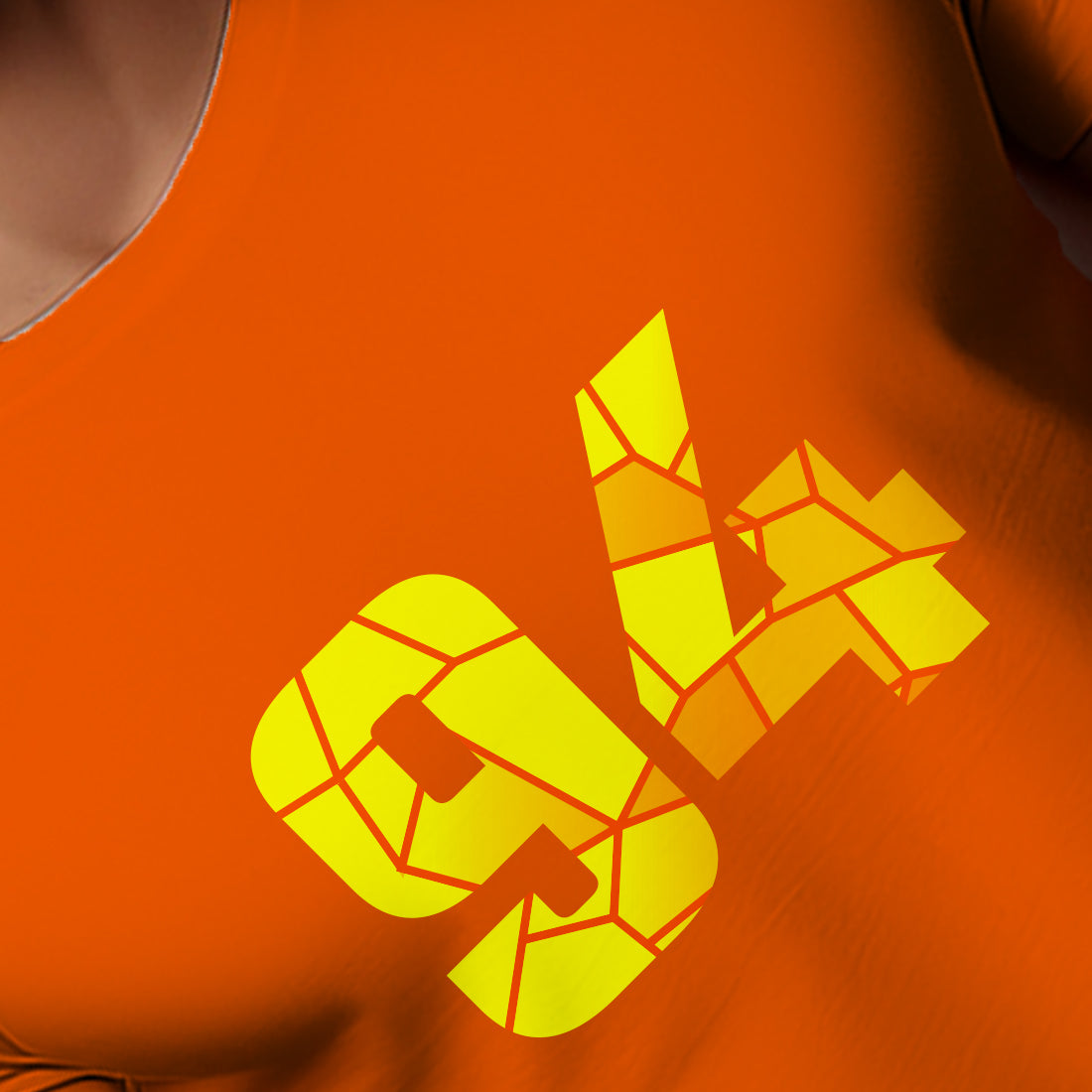 94 Number Unisex T-Shirt (Orange)
