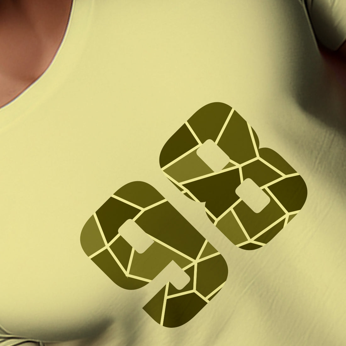 98 Number Unisex T-Shirt (Butter Yellow)