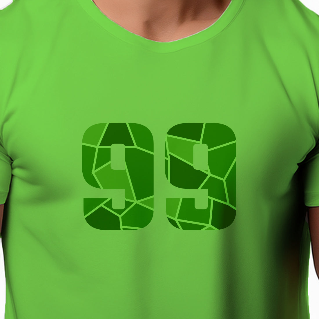 99 Number Unisex T-Shirt (Liril Green)
