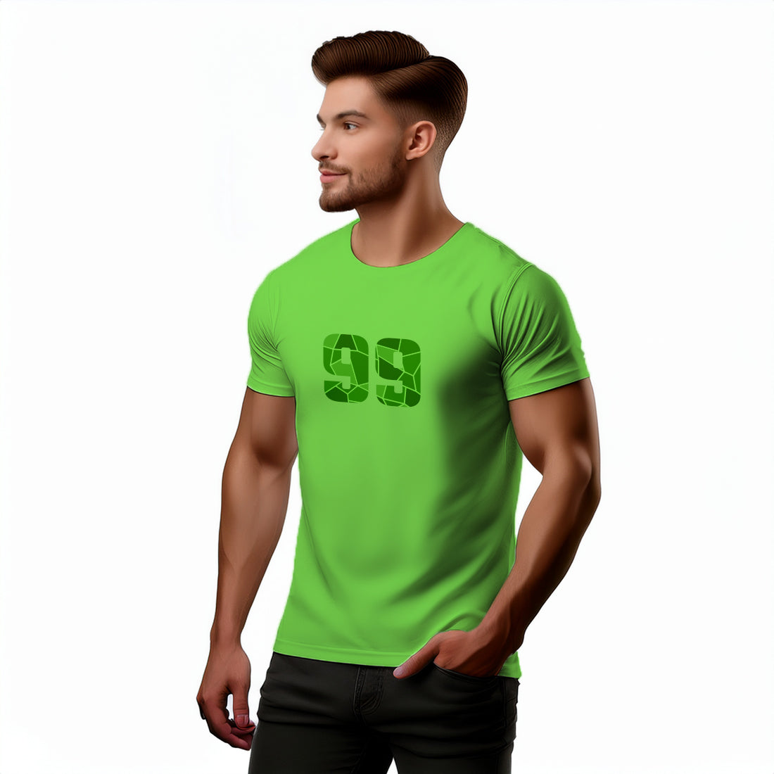 99 Number Unisex T-Shirt (Liril Green)