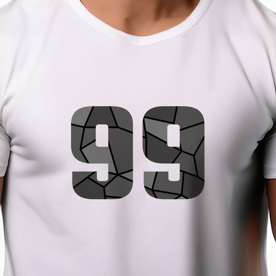 99 Number Unisex T-Shirt (White)
