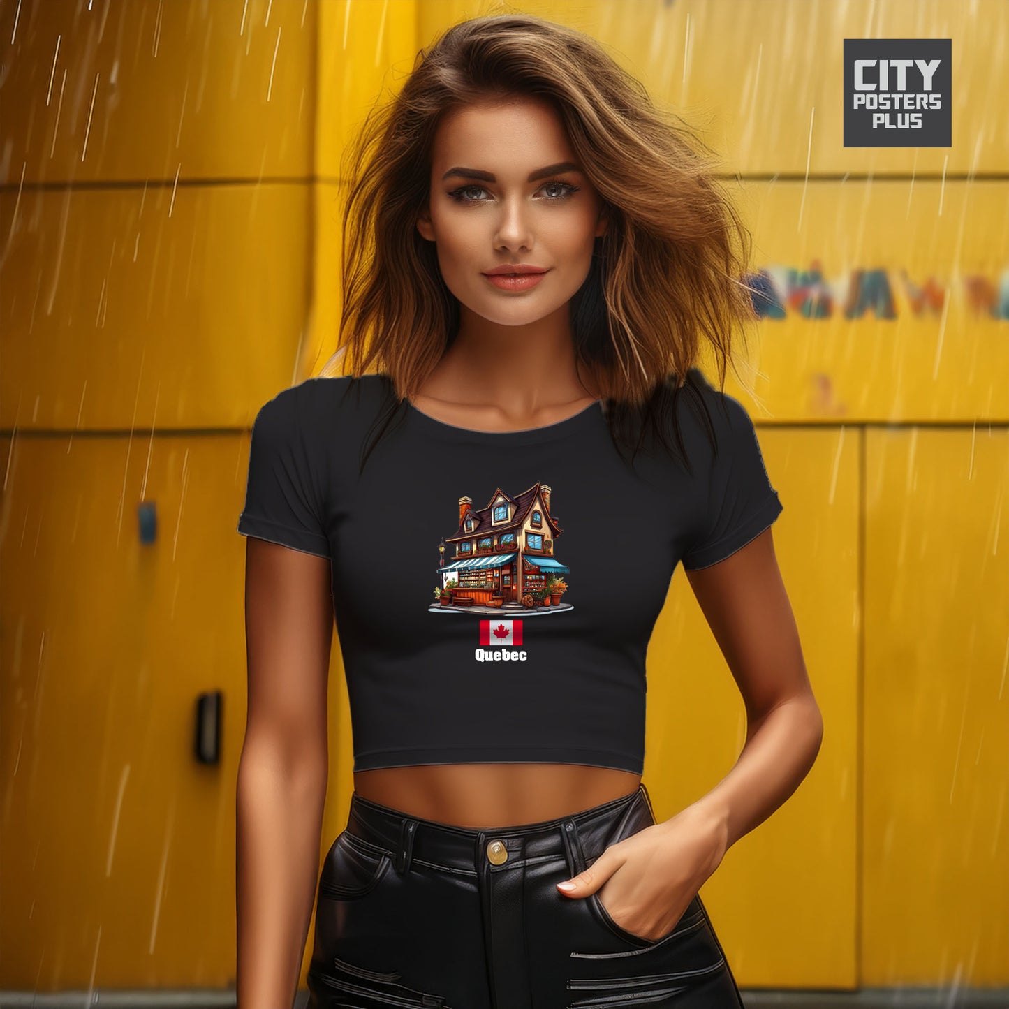 Quebec Women Crop Tops
