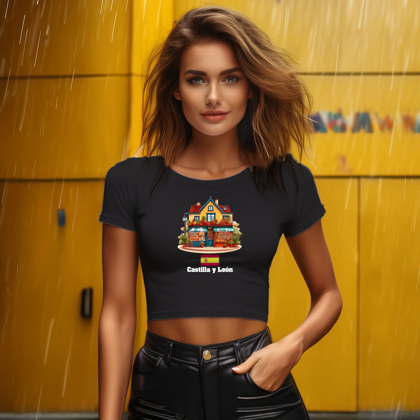 Castilla y León Women Crop Tops