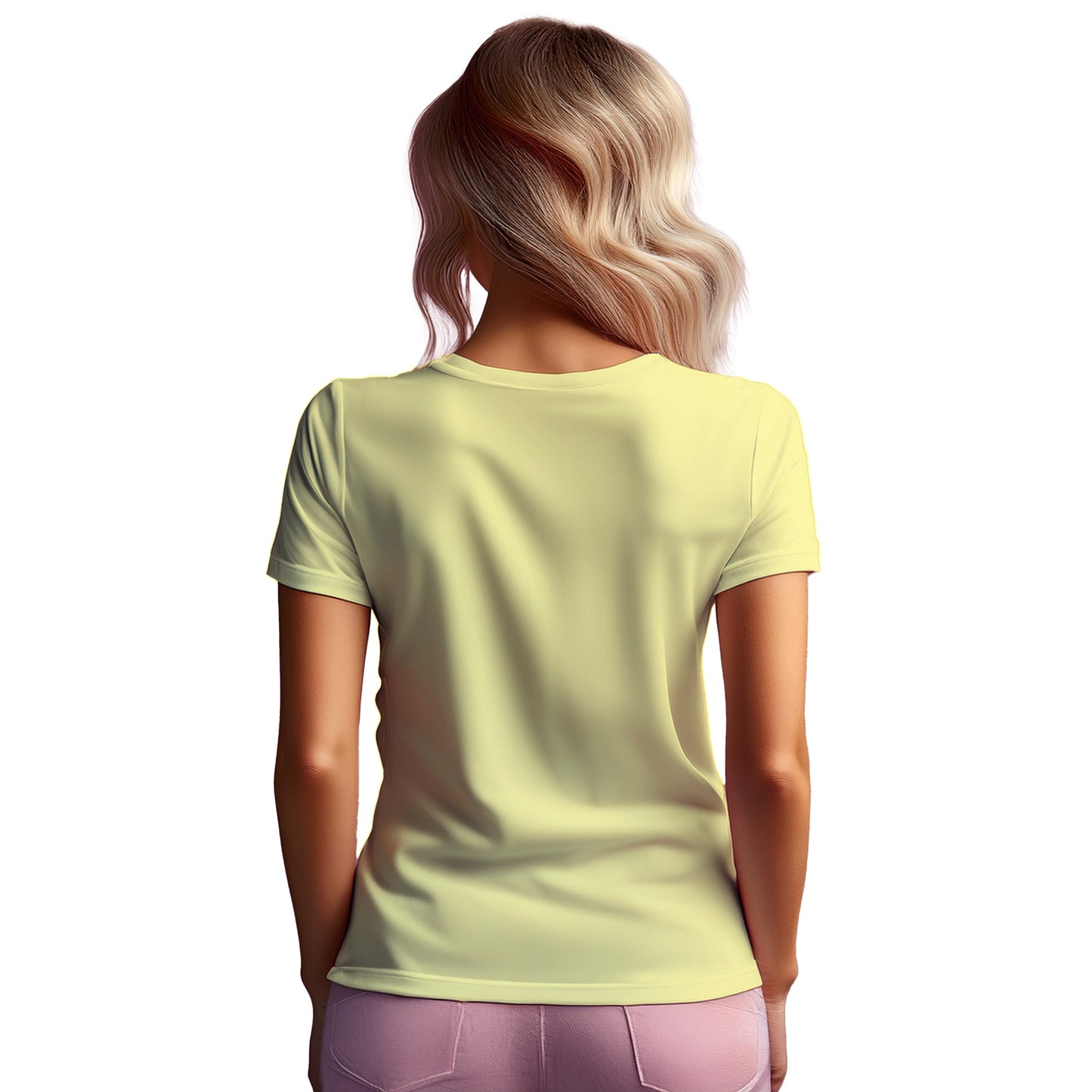 06 Number Women's T-Shirt (Butter Yellow)